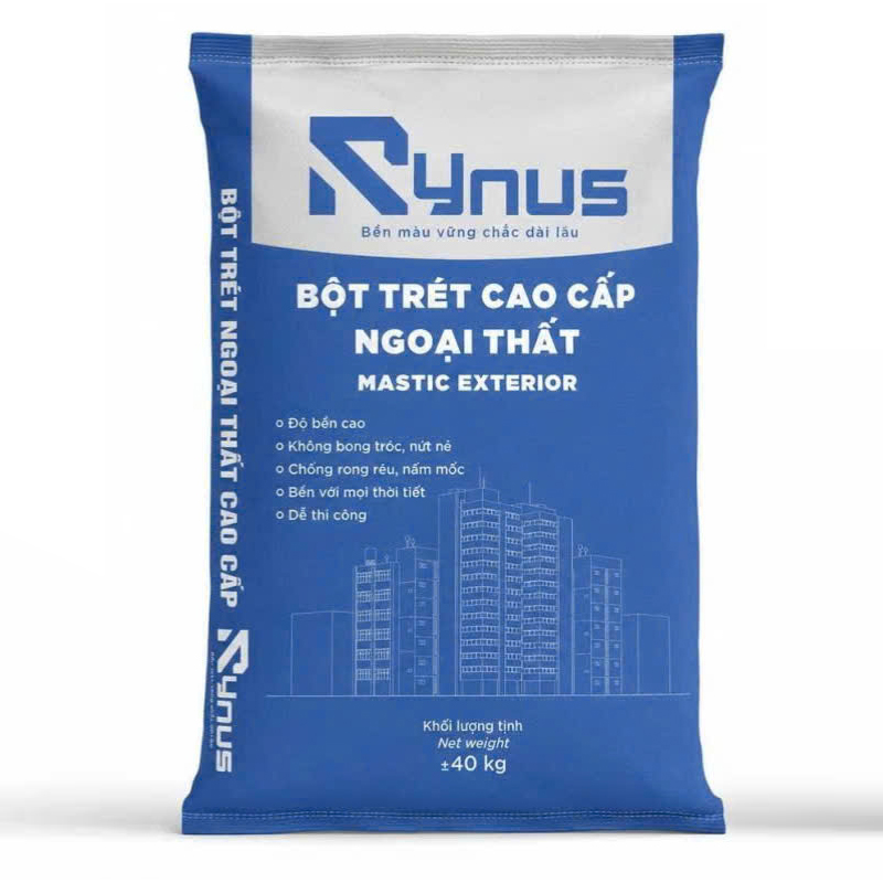 Bột Trét Cao Cấp Ngoại Thất Rynus