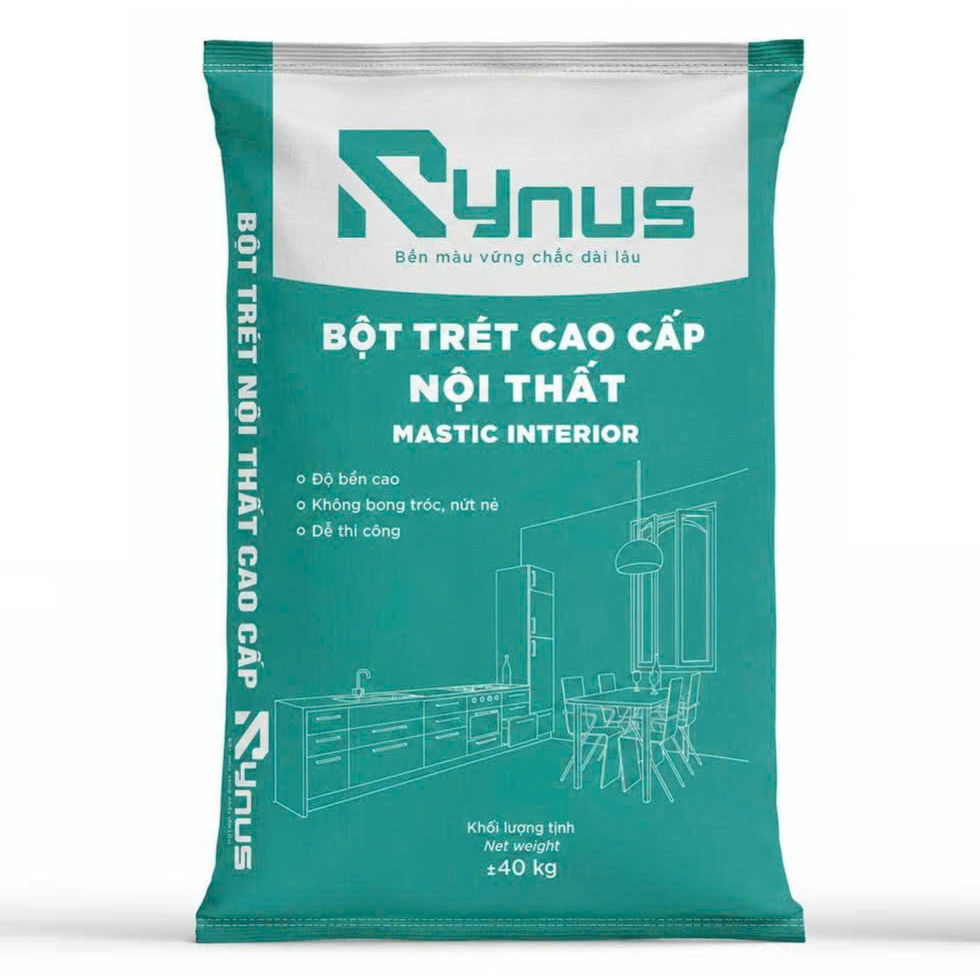 Bột Trét Cao Cấp Nội Thất Rynus